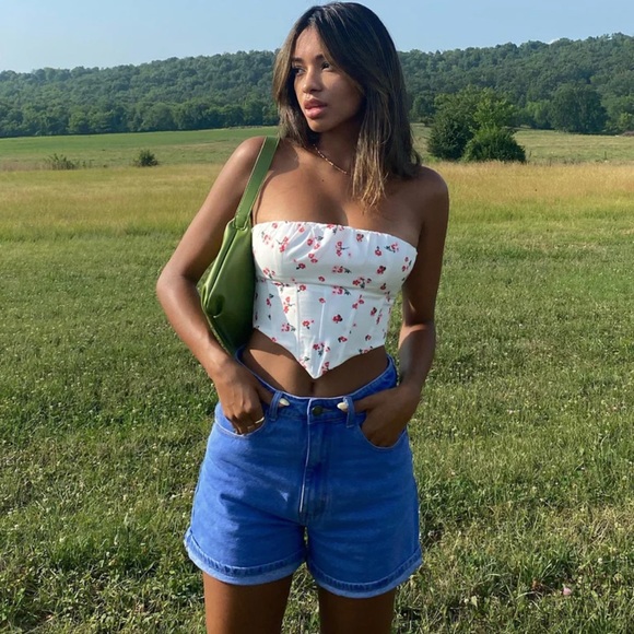 NEVER WORN Princess Polly Ivy Bustier Top size 00 - Picture 2 of 4